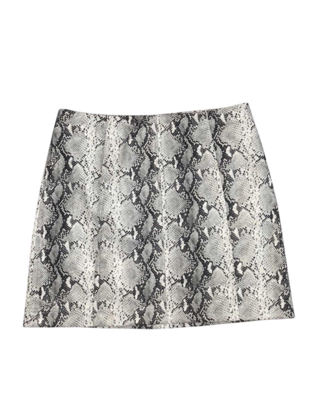 Wild Honey Snake Print Faux Snakeskin Mini Skirt Size